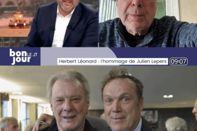 Julien Lepers fondit en larmes, avouant le choc de sa dernière conversation avec Herbert Léonard