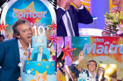 Un moment d’émotion pure sur le plateau des “12 Coups de Midi” : pour son anniversaire, Jean-Luc Reichmann reçoit une surprise monumentale, entre hommages bouleversants, souvenirs intimes et invités inattendus. Submergé par l’émotion, l’animateur emblématique fond en larmes devant tant d’amour et de sincérité. Cette séquence rare, pleine de tendresse et de vérité, a profondément touché les téléspectateurs. Un anniversaire inoubliable, à la hauteur d’un homme au parcours exceptionnel. Cliquez ici pour découvrir cette parenthèse magique qui restera gravée dans les mémoires.