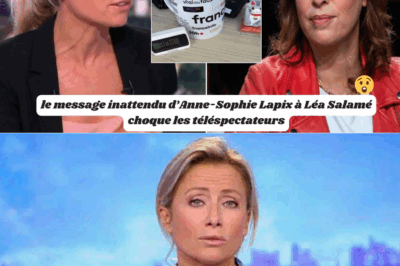 JT de 20h : le message inattendu d’Anne-Sophie Lapix à Léa Salamé choque les téléspectateurs