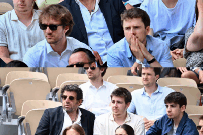 Roland-Garros : Patrick Bruel apparaît avec ses deux fils dans une scène bouleversante – Ce que les caméras n’ont pas montré révèle peut-être un grand changement dans sa vie privée