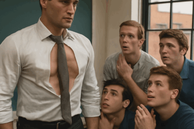 Des brutes ont déchiré la chemise du nouveau professeur lors de l’appel… Quelques minutes plus tard, ils imploraient son pardon