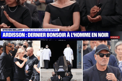 🖤 Funérailles de Thierry Ardisson : Audrey Crespo-Mara figée devant le cercueil, les lèvres tremblantes — ce qu’elle a murmuré en regardant son mari mort glace tous les invités…