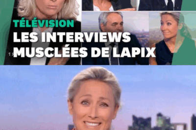 ‘C’est le moment où je perds un peu le contrôle’ : Anne-Sophie Lapix fond en larmes en direct lors de son dernier JT sur France 2 – une séquence bouleversante et inoubliable !