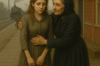 Ils la laissèrent seule sur le quai… mais la veuve qui attendait sa petite-fille lui ouvrit sa maison.