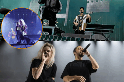 8 ans après un passage compliqué au Hellfestl, le groupe mené par Mike Shinoda et Emily Armstrong a eu la lourde tâche de conclure les festivités.
