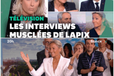 “C’est le moment où je perds un peu le contrôle” : Anne-Sophie Lapix surprise et émue aux larmes lors de son dernier JT sur France 2