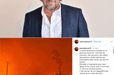 Avec émotion, Patrick Bruel révèle les objets de valeur qu’il a perdus dans l’incendie de sa maison à Los Angeles