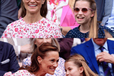 Entre regards complices, gestes tendres et mode royale : Charlotte et sa tante Pippa volent littéralement la vedette à Wimbledon dans une apparition digne d’un conte de fées !