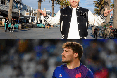 Antoine Dupont métamorphosé en star du style : pourquoi l’icône du rugby fait trembler les podiums chez Louis Vuitton et suscite l’hystérie dans tout l’Hexagone