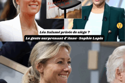 OMG : JT de France 2 : Léa Salamé sans siège ? Anne-Sophie Lapix l’a embarqué avec elle