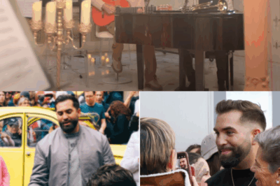 “Comme dans un rêve” : Kendji Girac chante “La bohème” dans les rues de Montmartre, les fans émerveillés