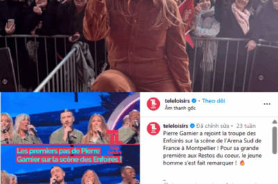 Héléna rejoint son acolyte Pierre Garnier dans la troupe des Enfoirés