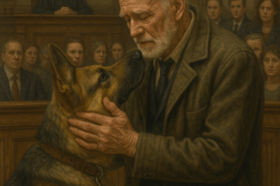 L’ancien soldat voulait dire au revoir à son chien au tribunal… Mais ce qui s’est passé a surpris tout le monde !