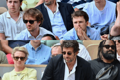 😮 Roland-Garros : Patrick Bruel réapparaît avec ses deux fils dans une scène bouleversante – sourires complices, gestes tendres… Un moment anodin ou un bouleversement silencieux dans sa vie privée ?
