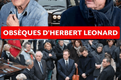Moment d’émotion intense aux obsèques d’Herbert Léonard : Julien Lepers, bouleversé, craque face au cercueil – une scène déchirante qui a profondément marqué les proches et les anonymes venus rendre hommage.