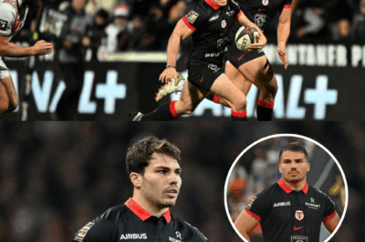 “Et Antoine Dupont aux Enfoirés qui danse avec un micro, peinard !” Découvrez les premières images du joueur du Stade Toulousain en plein concert