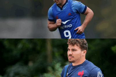 Antoine Dupont au cœur d’un scandale interdit : la folle rumeur d’une liaison secrète avec la compagne d’un joueur rival secoue le monde du rugby français !