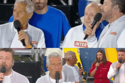 Alors qu’on évoquait un possible retour d’Intervilles, Nagui, l’un des visages emblématiques du divertissement sur France Télévisions, lâche une petite phrase lourde de sens : « Ça m’étonnerait… » Dans une séquence qui aurait pu passer inaperçue, l’animateur sème le doute sur l’avenir du mythique jeu estival, relançant toutes les rumeurs de tensions en coulisses, de manque de soutien, voire de guerre froide entre producteurs. Que cache vraiment cette allusion ? Une décision déjà prise en haut lieu ? Des conflits internes tenus secrets ? Cliquez sur le lien pour lire la suite.