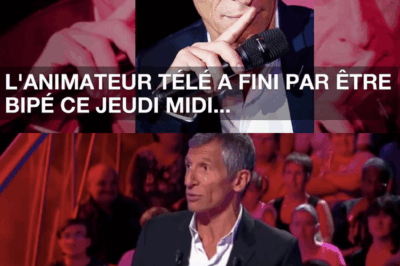 Un moment de télévision qui a laissé tout le monde sans voix : lors d’une émission récente, Nagui, pourtant habitué à l’exercice du direct, a prononcé une phrase qui a fait bondir une partie du public. Geste déplacé ? Blague douteuse ? La séquence a rapidement fait le tour des réseaux sociaux, déclenchant une vague de réactions enflammées. Qu’a-t-il réellement dit ? Était-ce un simple lapsus ou un vrai dérapage ? Retour sur ce moment tendu, la réaction immédiate du plateau… et les excuses qui ont suivi. Cliquez sur le lien pour découvrir la suite.