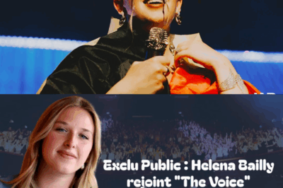 Helena Bailly rejoint “The Voice Belgique” : De la Star Academy à Co-Coach, une Ascension Fulgurante