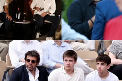 À Paris, Patrick Bruel s’ambiance avec ses fils et véritables sosies au concert où tout le monde voulait aller