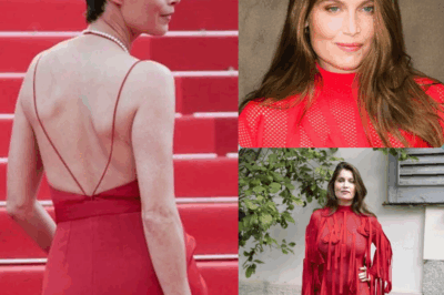 Laetitia Casta (47 ans) crée l’événement : sur le tapis rouge, elle ose la robe résille rouge vif, transparente et audacieuse, qui met en valeur ses formes et enflamme la soirée. Entre glamour, provocation et élégance assumée, son apparition a déclenché un torrent de réactions, certains saluant son audace, d’autres parlant d’un pari risqué — découvrez pourquoi tout le monde ne parle que de cette tenue.