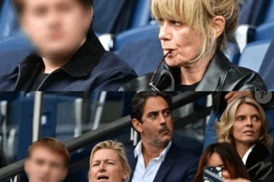 ⚽🌟👩‍👦 Anne-Elisabeth Lemoine et son fils, supporters de choc au Parc des Princes, le duo entouré de stars pour l’occasion