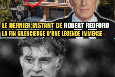 Le dernier instant de Robert Redford, un adieu inattendu et déchirant, un silence qui en dit long sur la fin d’une légende immense, une disparition qui résonne comme une onde de choc dans le monde entier et laisse chacun sans voix, click the link to read more.