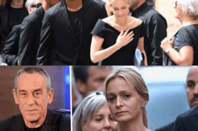 💔😢 Audrey Crespo-Mara effondrée sur la tombe de Thierry Ardisson : un mot murmuré à son fils qui glace l’assemblée – un moment de deuil poignant capturé en images bouleversantes