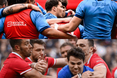 Une déclaration surprise en plein match : Antoine Dupont bouleversé par un message amoureux inattendu projeté sur l’écran géant du stade devant des milliers de spectateurs choqués et émus