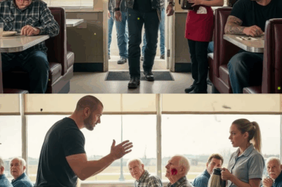👊😡 Un voyou gifle un vétéran de 81 ans dans un diner — puis son fils entre avec les Hells Angels 🔥