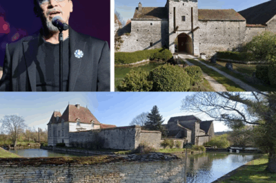 “Florent Pagny : Découvrez sa ferme bourguignonne du XIIe siècle avec ses douves et son pont-levis – Un trésor caché, des secrets du passé et une vie de luxe insoupçonnée derrière les murs de cette propriété historique !”