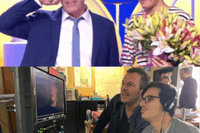 Explosive révélation en images – Sur le tournage de Léo Mattéï, Jean-Luc Reichmann (Les 12 Coups de midi) vit un moment inattendu : Paul, l’ancien Maître de midi adoré du public, débarque avec toute sa famille et provoque une vague d’émotion mêlée de rires et de larmes 😱 Était-ce une visite surprise planifiée en secret par la production ? Ou bien un geste spontané révélant une complicité profonde entre l’animateur et son ancien protégé ? Derrière ces clichés émouvants, un détail intrigue et pourrait tout changer — les coulisses dévoilent ce que vous n’avez pas encore vu, lisez la suite.