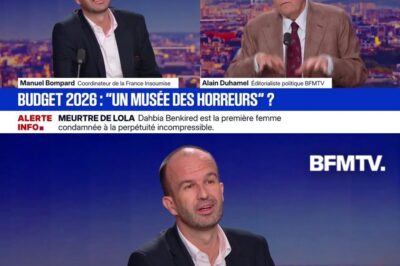 🔥 Drama politique explosif – Le face-à-face tendu entre Alain Duhamel et Manuel Bompard tourne à la confrontation sur le budget du gouvernement, des phrases coupées, des regards lourds… que se sont-ils vraiment dit ? 😱 Details that change everything — keep reading.
