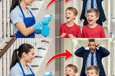 Des jumeaux nés aveugles d’un millionnaire… jusqu’à ce qu’une femme de ménage agisse