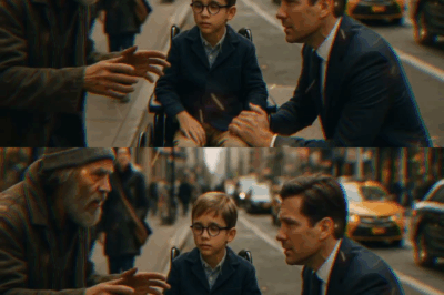 MONSIEUR JE PEUX FAIRE MARCHER VOTRE FILS , dit le sans abri – LE MILLIARDAIRE RESTE FIGÉ SANS VOIX