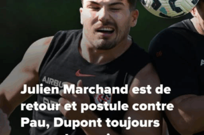 Retour surprise de Julien Marchand après sa blessure : le Stade Toulousain prépare à frapper fort à Pau, pendant qu’Antoine Dupont reste dans l’ombre de sa longue rééducation