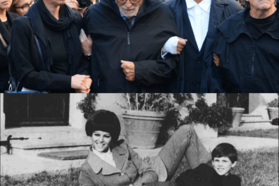 ⚰️😭 Son fils Patrick apparaît aux funérailles de Claudia Cardinale 🌹, en pleurs devant le cercueil de sa mère 💔🕊️