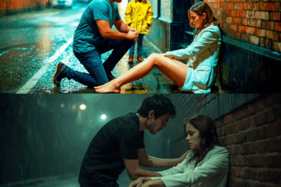 « S’il vous plaît, ne me faites pas de mal… » — supplia la PDG blessée sous la pluie 😔🌧️