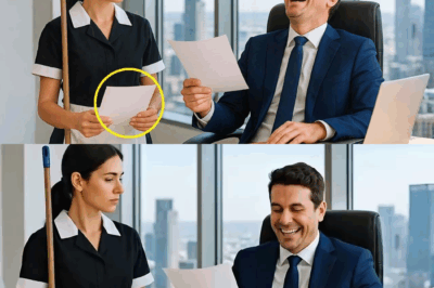 “TE DOU MEU SALÁRIO SE TRADUZIR ISSO” – RIU O CHEFE MILIONÁRIO… MAS A FAXINEIRA O CALOU