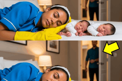 AS GÊMEAS DO MILIONÁRIO VIÚVO NÃO DORMIAM… ATÉ QUE A FAXINEIRA POBRE FEZ ALGO QUE MUDOU TUDO!