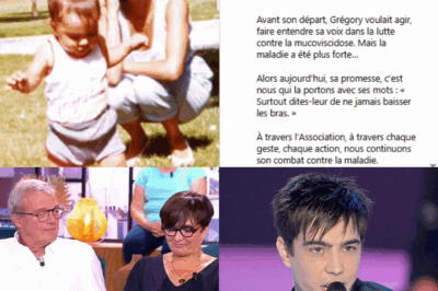 🕊️ Grégory Lemarchal : sa mère rend un hommage poignant à l’artiste disparu à l’occasion des 18 ans de sa mort. Une déclaration émouvante qui illustre le vide immense laissé dans le cœur de sa famille. 💔  🌹 Découvrez ce moment chargé d’émotion, où souvenirs, amour et hommage se mêlent pour célébrer la mémoire d’un talent inoubliable. ✨