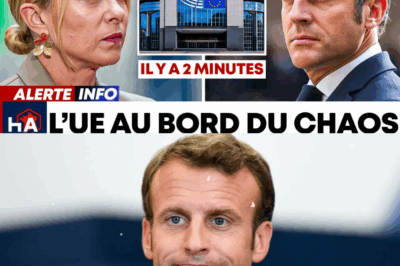 Le Parlement Européen au Bord du Gouffre : L’Onde de Choc du Discours de Meloni et la France en Crise