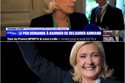 Scène tendue au JT : un journaliste insulte Marine Le Pen… et s’en mord les doigts en direct !