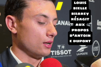 Honoré lors de la Nuit du Rugby, Louis Bielle-Biarrey est aussi revenu sur les propos d’Antoine Dupont au sujet du salary cap.