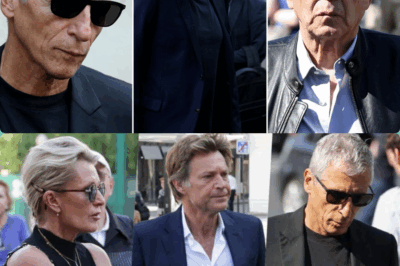 Tragedy et malaise 😱 – Aux obsèques du grand journaliste Philippe Labro, des figures mythiques comme Laeticia Hallyday, Nagui et Michel Drucker se sont croisées dans un décor digne d’un film noir : larmes sincères ou mascarade médiatique ? Entre gestes furtifs, conversations interrompues et un incident discret qui a glacé l’assemblée, la question demeure : coïncidence ou secret bien gardé ? Les photos révèlent un détail troublant qui change tout, mais pourquoi personne n’ose l’expliquer publiquement ? 🔥 Le lien en commentaire 👇😱