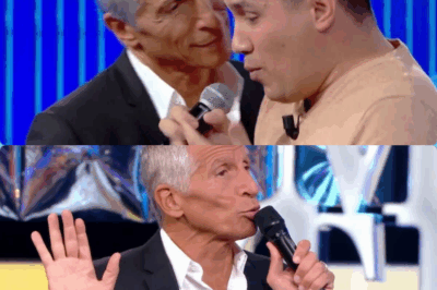 😱 Malaise en direct ! – Sur N’oubliez pas les paroles, un candidat lance une pique sur l’âge de Nagui : “Vous chantiez déjà avant ma naissance !” 😬 L’animateur reste stoïque une seconde… puis réplique avec une phrase qui cloue tout le monde sur place : “Déjà moins 10 points !” 😂 Le public explose de rire, mais la tension se lit dans ses yeux. Une vanne trop loin ? Les internautes s’interrogent : Nagui a-t-il enfin montré sa vraie sensibilité face au temps qui passe ? ⏳ 👉 Voir la séquence dans le 1er c🗯mmentaire 👇👇