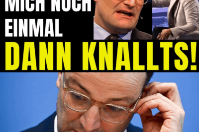 “Plötzlich schmeißt sie SPAHN aus dem Studio!? – Publikum will Geld zurück! Unglaubliche Szene im Studio – Was führte zum abrupten Rauswurf und warum die Zuschauer jetzt die Rückerstattung fordern!”