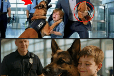 Désobéissance Fatale au Crime : Le K9 qui Ignora les Ordres pour Sauver un Garçon d’un Prédateur à l’Aéroport