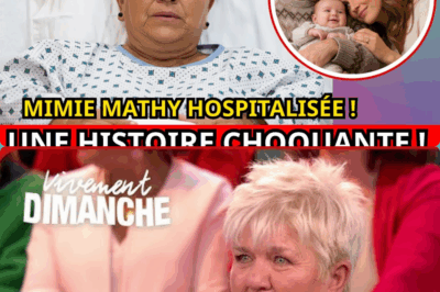 😱 Effondrée et trahie : Mimie Mathy hospitalisée d’urgence après avoir découvert un secret que son mari lui cachait depuis des mois. L’actrice emblématique, connue pour son sourire et sa bienveillance, aurait été retrouvée en larmes, incapable de prononcer un mot. D’après un proche, “elle ne s’attendait pas à ça, pas de lui”. La France entière s’interroge : que s’est-il passé dans le couple le plus aimé de la télévision ? Les dernières photos du tournage laissaient pourtant paraître une complicité intacte. Aujourd’hui, le doute s’installe, la douleur est immense, et un silence glaçant plane sur leur foyer 💔 👉 Lire plus 👇👇